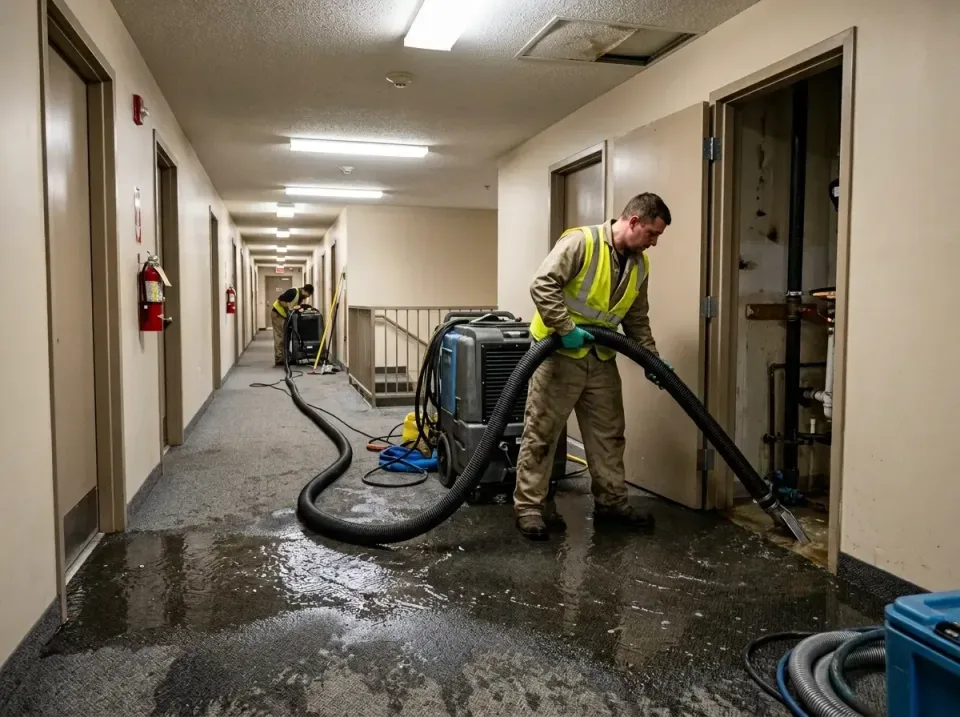 multi-unit-apartment-hallway-f-005 — frequently asked questions, Emergency Burst Pipe Water Extraction & Removal in Swoyersv…